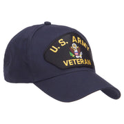 US Army Veteran Military Patched 5 Panel Cap