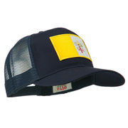 Vatican City Flag Patched Mesh Cap