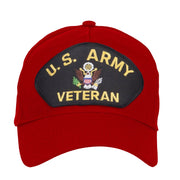 US Army Veteran Military Patched 5 Panel Cap