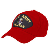 US Army Veteran Military Patched 5 Panel Cap