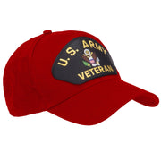 US Army Veteran Military Patched 5 Panel Cap