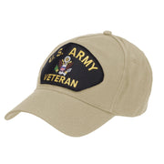 US Army Veteran Military Patched 5 Panel Cap