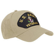 US Army Veteran Military Patched 5 Panel Cap