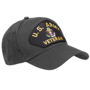 US Army Veteran Military Patched 5 Panel Cap