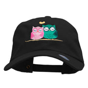 Owl Lovin Embroidered Unstructured Washed Cap