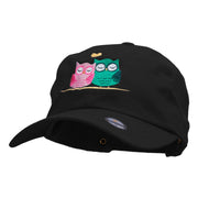 Owl Lovin Embroidered Unstructured Washed Cap