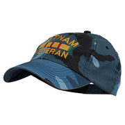 Vietnam Veteran Embroidered Enzyme Washed Cap