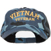 Vietnam Veteran Letters Embroidered Enzyme Camo Cap