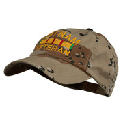 Vietnam Veteran Embroidered Enzyme Washed Cap