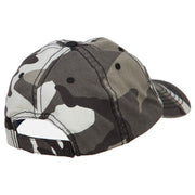 Vietnam Veteran Letters Embroidered Enzyme Camo Cap