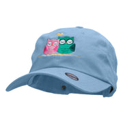 Owl Lovin Embroidered Unstructured Washed Cap