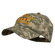 Vietnam Veteran Embroidered Enzyme Washed Cap