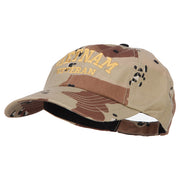 Vietnam Veteran Letters Embroidered Enzyme Camo Cap