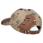 Vietnam Veteran Letters Embroidered Enzyme Camo Cap