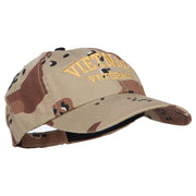 Vietnam Veteran Letters Embroidered Enzyme Camo Cap