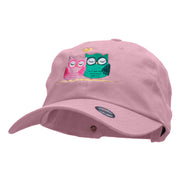 Owl Lovin Embroidered Unstructured Washed Cap