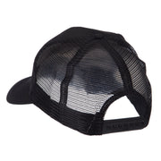 Veteran Embroidered Military Patched Mesh Cap