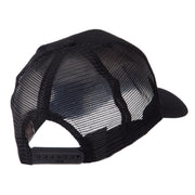 Veteran Embroidered Military Patched Mesh Cap