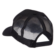 Veteran Embroidered Military Patched Mesh Cap