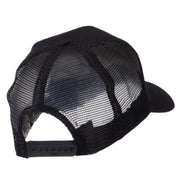 Veteran Embroidered Military Patched Mesh Cap