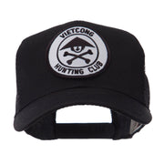 Veteran Embroidered Military Patched Mesh Cap