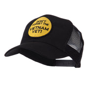 Veteran Embroidered Military Patched Mesh Cap