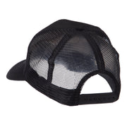 Veteran Embroidered Military Patched Mesh Cap