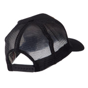 Veteran Embroidered Military Patched Mesh Cap