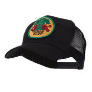 Veteran Embroidered Military Patched Mesh Cap