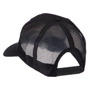 Veteran Embroidered Military Patched Mesh Cap