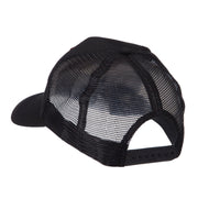 Veteran Embroidered Military Patched Mesh Cap