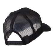 Veteran Embroidered Military Patched Mesh Cap