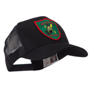 Veteran Embroidered Military Patched Mesh Cap