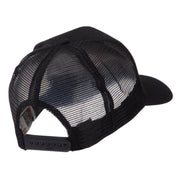 Veteran Embroidered Military Patched Mesh Cap