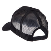 Veteran Embroidered Military Patched Mesh Cap