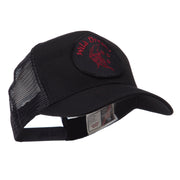 Veteran Embroidered Military Patched Mesh Cap