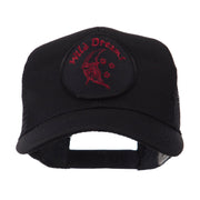 Veteran Embroidered Military Patched Mesh Cap