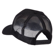 Veteran Embroidered Military Patched Mesh Cap