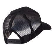 Veteran Embroidered Military Patched Mesh Cap