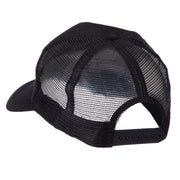 Veteran Embroidered Military Patched Mesh Cap