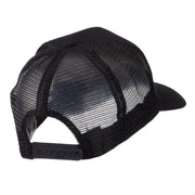 Veteran Embroidered Military Patched Mesh Cap