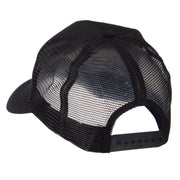 Veteran Embroidered Military Patched Mesh Cap