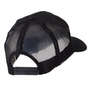 Veteran Embroidered Military Patched Mesh Cap