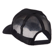 Veteran Embroidered Military Patched Mesh Cap