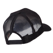 Veteran Embroidered Military Patched Mesh Cap