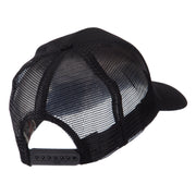 Veteran Embroidered Military Patched Mesh Cap