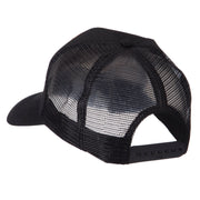 Veteran Embroidered Military Patched Mesh Cap