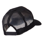 Veteran Embroidered Military Patched Mesh Cap