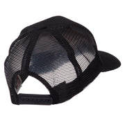 Veteran Embroidered Military Patched Mesh Cap