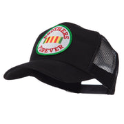 Veteran Embroidered Military Patched Mesh Cap